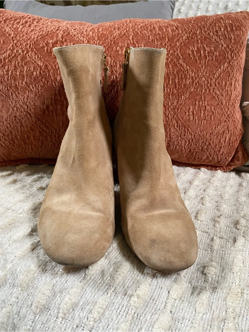 {Tory Burch} Suede Ankle Booties